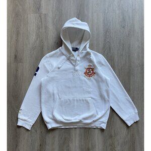 Rare Vintage Polo Ralph Lauren Hunter Jumper 2 Long Sleeve Button Hoodie Sweater